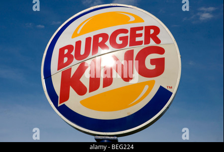 Ein Burger King Ort in Maryland. Stockfoto