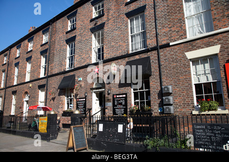 die Casa bar einer der vielen Bars und Restaurants in Hope Street georgianischen Architektur Liverpool Merseyside England uk Stockfoto