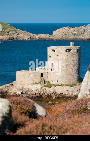 Cromwells Burg, Tresco, Isles of Scilly Stockfoto