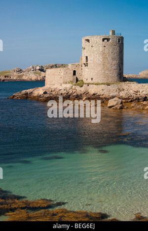 Cromwells Burg, Tresco, Isles of Scilly Stockfoto