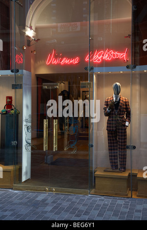 Vivienne Westwood-Designer-Kleidung zu speichern in der Mathew Street in Liverpool Stadtzentrum Stockfoto