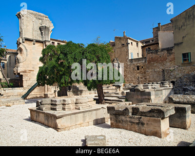 Saint Gilles seiner und Abbey, Frankreich. Stockfoto