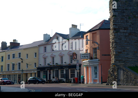 Caernarfon, Gwynedd, Wales, Vereinigtes Königreich. Stockfoto