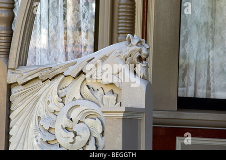 Detail vom viktorianischen Haus Stockfoto