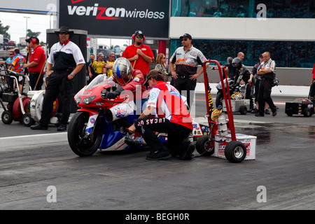 Hector Arana, NHRA Full Throttle Drag Racing Series, NHRA Carolinas Nationals 2009 bei zMax Dragway in Concord, North Carolina Stockfoto