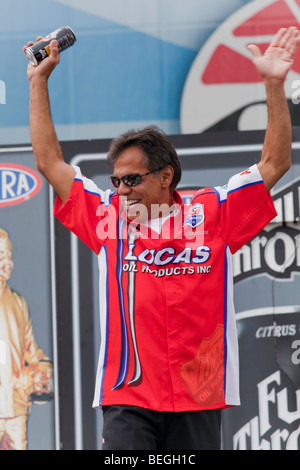 Hector Arana, NHRA Full Throttle Drag Racing Series, NHRA Carolinas Nationals 2009 bei zMax Dragway in Concord, North Carolina Stockfoto
