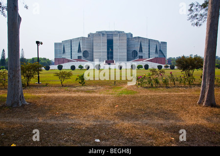 Jatiyo Sangshad Bhaban Gebäude der Nationalversammlung in Dhaka Bangladesch Stockfoto