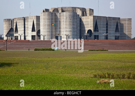 Jatiyo Sangshad Bhaban Gebäude der Nationalversammlung in Dhaka Bangladesch Stockfoto