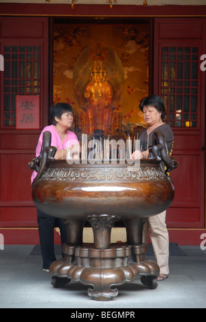 Buddha Tooth Relic Temple und Museum, South Bridge Road, Chinatown, Singapur Stockfoto