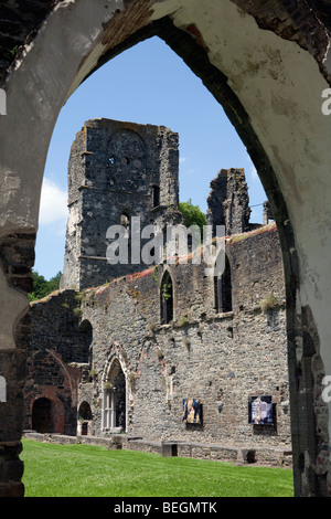 Abtei von Villers-La-Ville. Ruinen der Zisterzienserabtei. Stockfoto