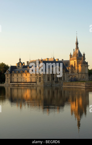 Schloss Chantilly (Chateau de Chantilly), Chantilly, Region Picardie. Frankreich Stockfoto