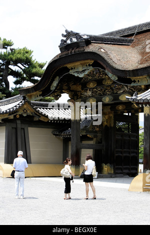 Nijo-Jo Burg in Kyoto, Japan Stockfoto