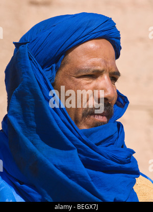 Porträt von einem Touareg Mann Marokko Stockfoto