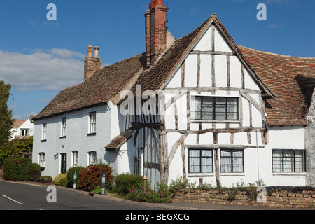 England, Cambridgeshire, Huntingdon, Houghton Dorf ältesten Haus Fachwerk ehemaligen George und Dragon Inn Stockfoto