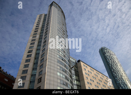 Der Beetham Tower und der Beetham west tower Hochhäuser der zwei höchsten Gebäude in Liverpool Merseyside England uk Stockfoto