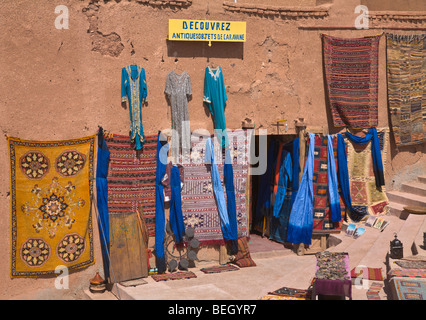 Shop im Taourirt Kasbah Ouarzazate Marokko Stockfoto