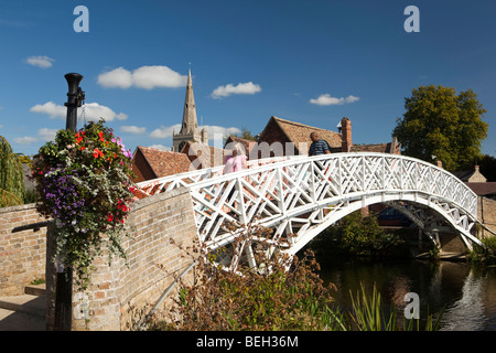 England, Cambridgeshire, Godmanchester, chinesische Brücke Grenzübergang Fluss Great Ouse Stockfoto