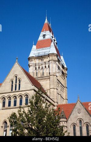 Whitworth Gebäude von alten Viereck, Oxford Road, der University of Manchester, UK Stockfoto