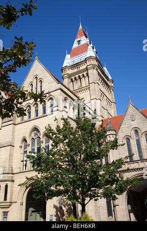 Whitworth Gebäude von alten Viereck, Oxford Road, der University of Manchester, UK Stockfoto