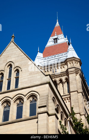 Whitworth Gebäude von alten Viereck, Oxford Road, der University of Manchester, UK Stockfoto