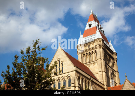 Whitworth Gebäude von alten Viereck, Oxford Road, der University of Manchester, UK Stockfoto