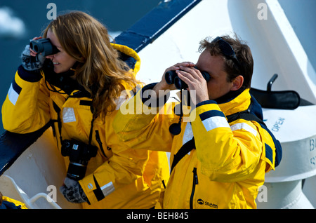 Spitzbergen, Svalbard, Arktis-Kreuzfahrt auf der Akademik Shokalskiy Stockfoto