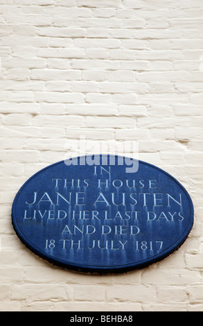 Jane Austen Haus, Winchester UK Stockfoto