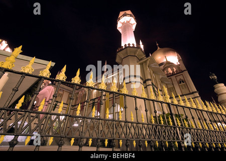 Singapur, Kampung Glam, Masjid Sultan, Sultan Moschee. Stockfoto