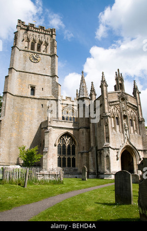 St. Peter und Paul Kirche, Northleach, Gloucestershire, UK Stockfoto