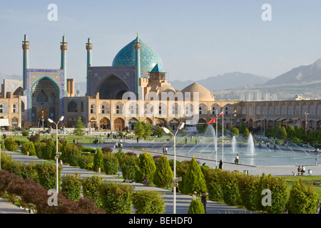 Schah oder Imam-Moschee Imam-Platz in Isfahan, Iran Stockfoto