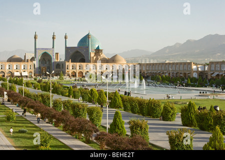 Schah oder Imam-Moschee Imam-Platz in Isfahan, Iran Stockfoto