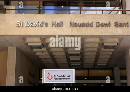 Str. Davids Hall Cardiff City Wales Stockfoto