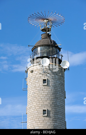 Cap Gris Leuchtturm, Côte d ' Opale, Nord-Pas-de-Calais, Frankreich Stockfoto