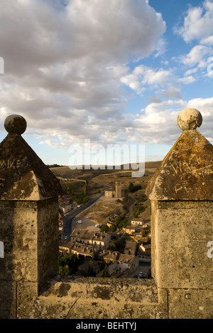 Segovia Burg Spanien Stockfoto