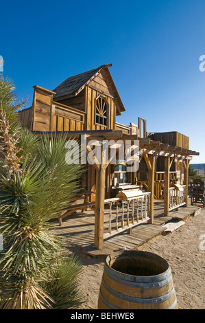 Der alte westlichen Film set Pioneertown California jetzt verwendet als eine touristische Attraktion und Residenzen Stockfoto