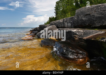 Lake Superior Presque Isle State Park in Marquette Michigan MI von oben Fotos große hochauflösende horizontale Bilder in den USA hohe Auflösung in den USA Stockfoto