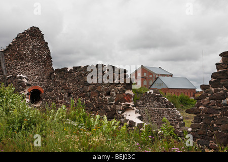 Hoist House bei Quincy Mine in Hancock Michigan USA Hi-res Stockfoto