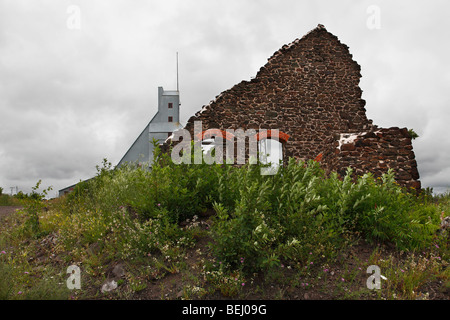 Shaft House bei Quincy Mine in Hancock Michigan USA Hi-res Stockfoto