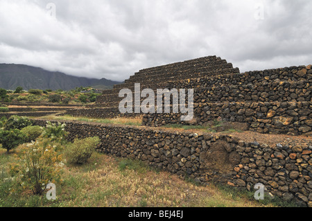 alten Pyramiden von Guimar, auf der Insel Teneriffa Stockfoto