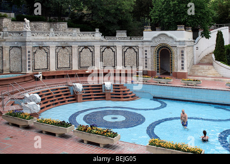 Das Gellert Thermal Bad und Schwimmbad in Budapest, Ungarn Stockfoto