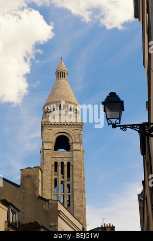 Basilika Sacre Coeur, Bell tower, Montmartre, Paris, Frankreich Stockfoto
