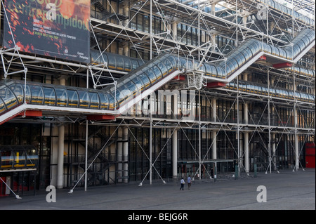 Centre Pompidou oder Centre Georges Pompidou Alias Beaubourg, Paris, Frankreich Stockfoto