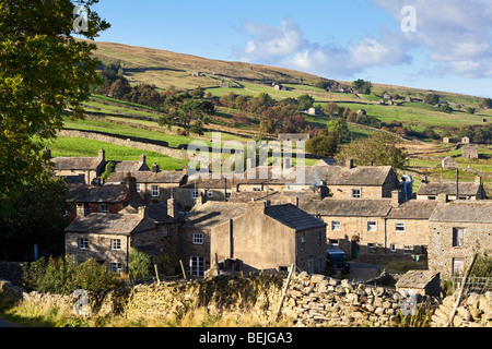 Thwaite, einem englischen Dorf in Swaledale, Yorkshire Dales, North Yorkshire, England, Großbritannien Stockfoto