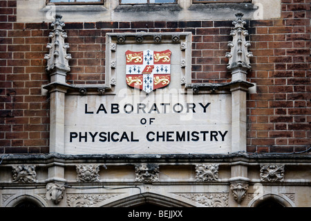 Labor für physikalische Chemie Universität Cambridge Stockfoto