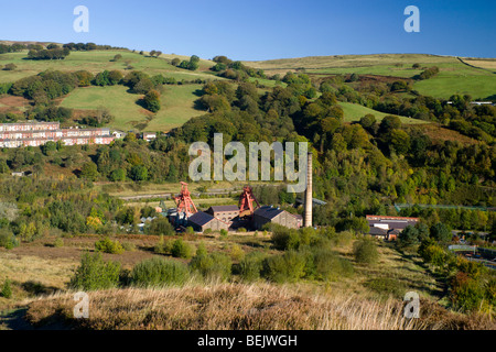 Rhondda Heritage Park in Trehafod, Rhondda Valley, South Wales. Stockfoto