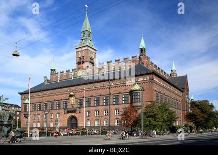 Rathaus, Kopenhagen Stockfoto