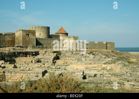 Akkerman (Ackerman oder Ak Kerman) Schloss - Festung in Odessa, Ukraine-Oktober 2009 Stockfoto