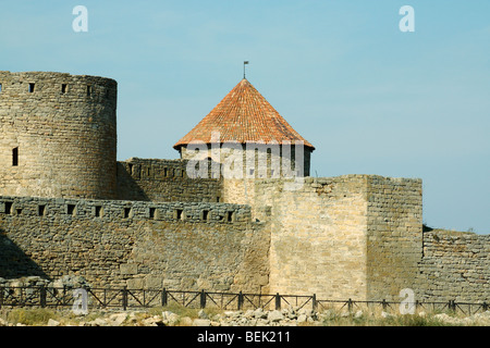 Akkerman (Ackerman oder Ak Kerman) Schloss - Festung in Odessa, Ukraine-Oktober 2009 Stockfoto