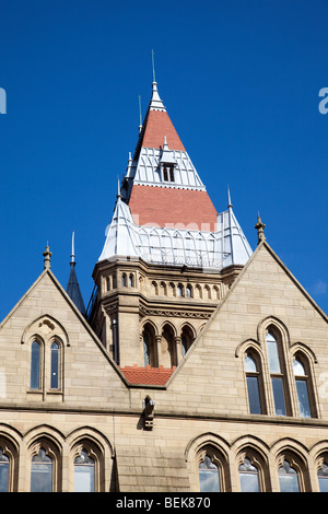 Whitworth Gebäude von alten Viereck, Oxford Road, der University of Manchester, UK Stockfoto