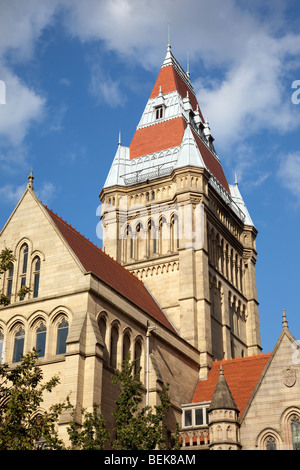 Whitworth Gebäude von alten Viereck, Oxford Road, der University of Manchester, UK Stockfoto